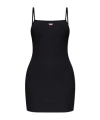 Diesel Black D-hopy-d Minidress In Black