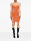 Diesel D-hopy-n2 Mini Dress In Orange