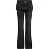 Diesel ® D-hourjian Layered Cotton & Hemp Jeans In Black