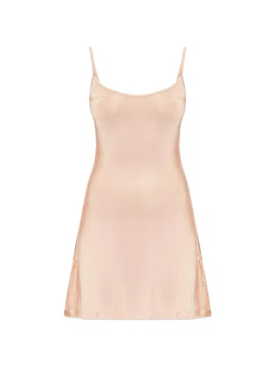 Diesel D-hupy Mini Dress In Neutral