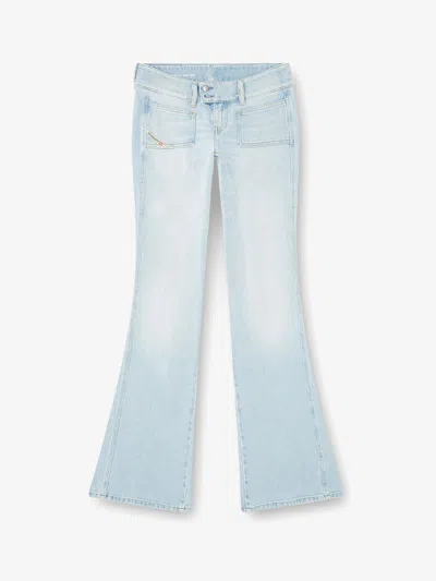 Diesel D-hush Bootcut Fit Jeans In Blue