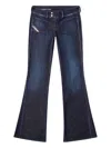 Diesel D-hush Bootcut Jeans In Blue
