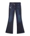 Diesel D-hush Bootcut Jeans In Blue