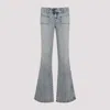 Diesel Miu Miu Pastel Light Blue Nappa Leather Handbag In Denim