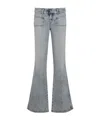 Diesel Miu Miu Pastel Light Blue Nappa Leather Handbag In Gray