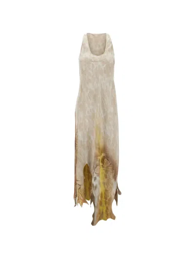 Diesel D-ikara Asymmetric Dress In Multi