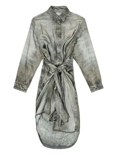 Diesel D-iletta Midi Dress In Green