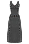 Diesel Gray D-inny Midi Dress