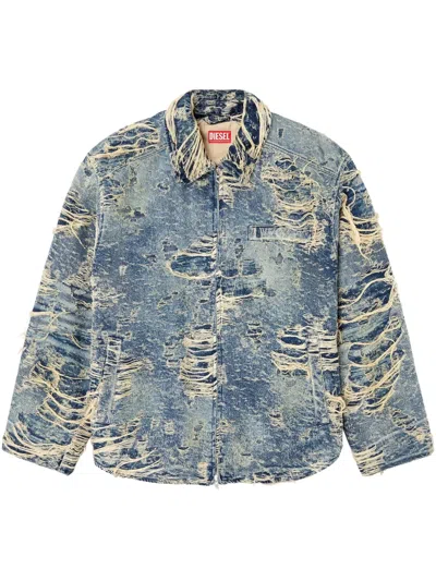 DIESEL D-IVAR-FSG1 DENIM JACKET
