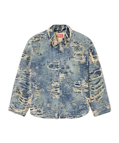 DIESEL D-IVAR-FSG1 DENIM JACKET