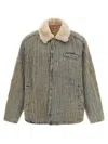 Diesel D-ivar-s Puffer Jackets Light Blue In Multi