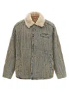 Diesel D-ivar-s Puffer Jackets Light Blue In Gray