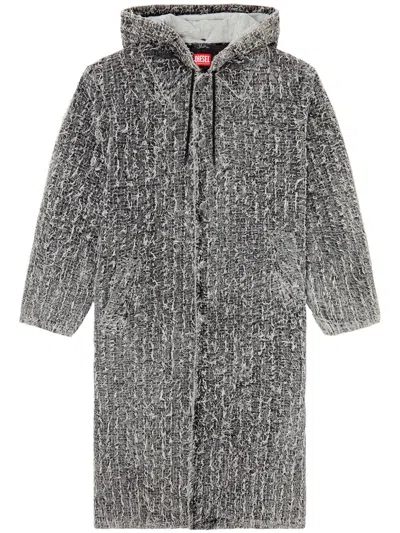 Diesel D-jack-s Coat In Grau