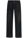 Diesel D-keate 09j96 Bootcut Jeans In Black