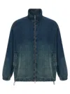Diesel Jacket In Recycled Nylon Taslan In Blue