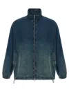 Diesel Jacket In Recycled Nylon Taslan In Blue