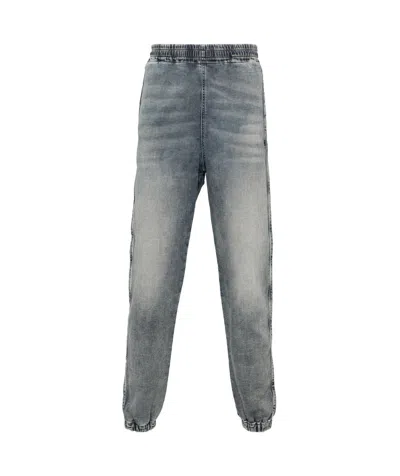 Diesel D-lab-track Tapered Jeans In Gray