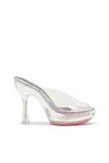 Diesel D-lake-platform Mules In Tpu And Acetate In White
