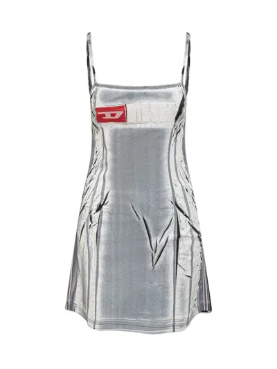 Diesel D-lazot-n1 Dress In Blue