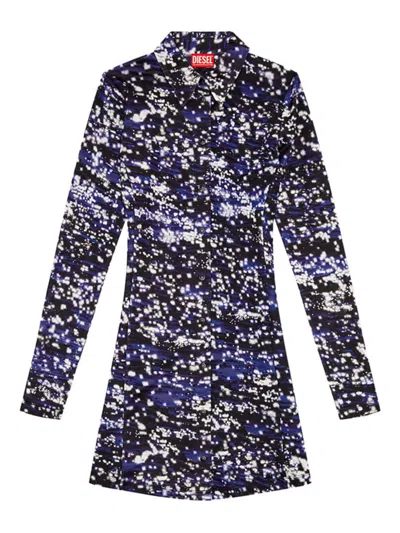Diesel D-lind Mini Dress In Multi