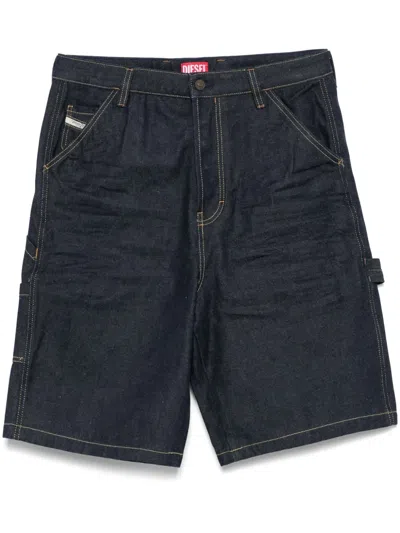 Diesel D-livery Shorts In Blue
