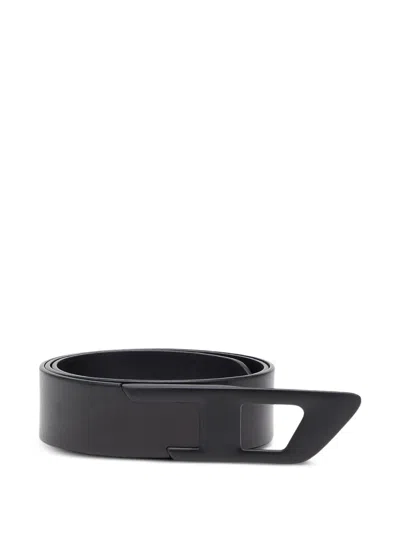 Diesel D Logo Belt In White