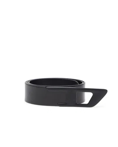 Diesel D Logo Metal Buckle Belt