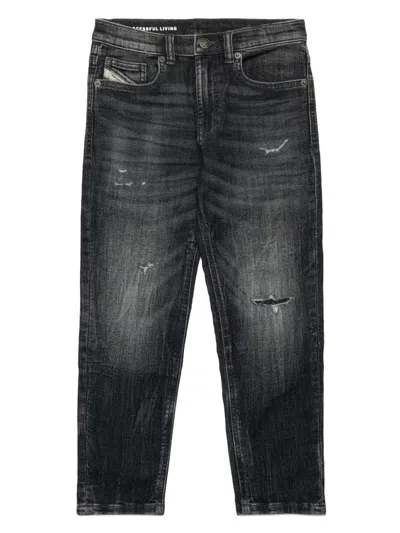 Diesel Kids' D-lucas-j Jeans In Black