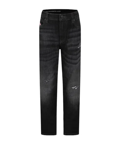 Diesel Kids' D-lucas-j Jeans In Black