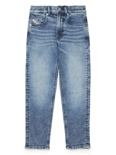 DIESEL D-LUCAS MID-RISE TAPERED JEANS