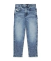 Diesel D-lucas Mid-rise Tapered Jeans In Light Blue
