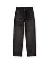 Diesel Relaxed Fit Wide Leg Trousers With Pockets In Black