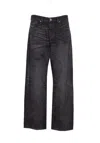 Diesel Relaxed Fit Wide Leg Trousers With Pockets In Black