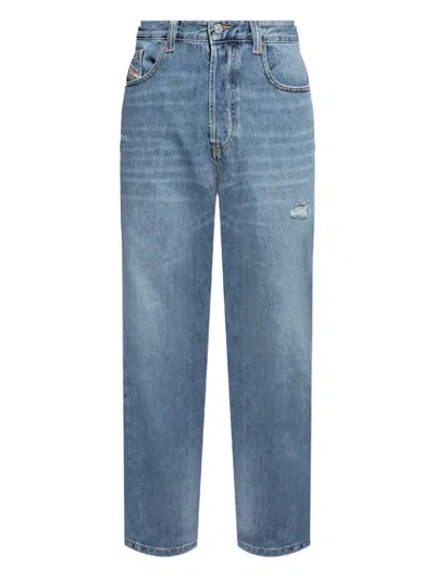 Diesel D-macs Distressed Denim In Blue