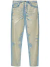 Diesel D-macs-fsf3 Denim Waist Jeans In Blue