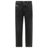 Diesel 1980 D-eeper Trousers Belt Loops In Black