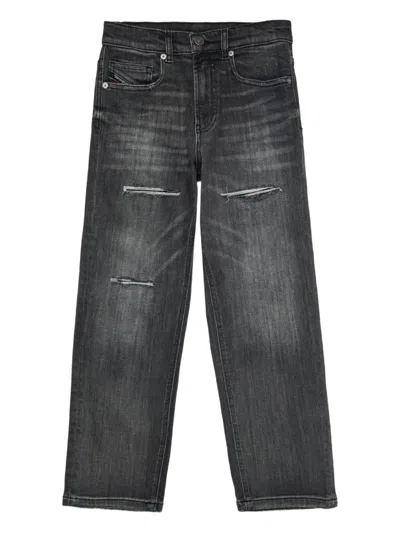 Diesel Kids' D-maki-j Jeans In Black