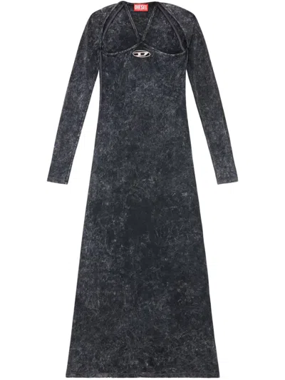 Diesel D-marinel Dress In Nero