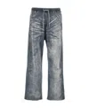 Diesel D-martia Drawstring Jeans In Gray