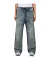 Diesel D-martians Track Straight-leg Jeans In Gray