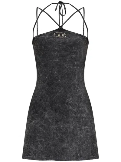 Diesel D Maryn Mini Dress In Grey