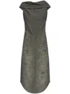 Diesel D-mauve Midi Dress In Grey