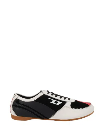 Diesel Ballerina D Mile Lace Up Low Sneakers In Multi