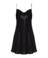 Diesel D-mintel Chain Strap Mini Dress In Black