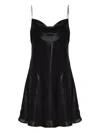 Diesel D-mintel Chain Strap Mini Dress In Black