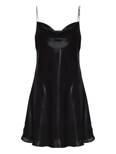 Diesel D-mintel Chain Strap Mini Dress In Black