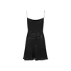 Diesel D-minty Black Polyester Mini Dress
