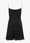 Diesel D-minty Mini Dress In Black