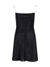 Diesel D-minty Mini Dress In Black  