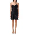 Diesel D-minty Mini Dress In Black